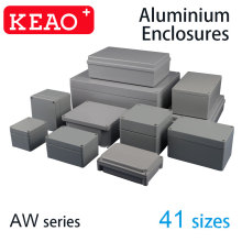 Caja de carcasa de aluminio fundido a presión IP67 caja de carcasa de aluminio impermeable eléctrica carcasa electrónica de aluminio resistente a la intemperie